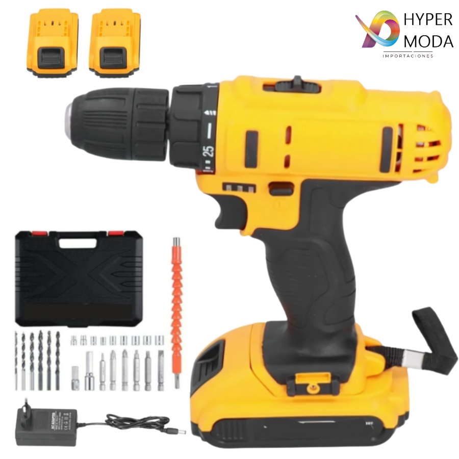 Taladro Electrico Inalambrico 2 Baterias